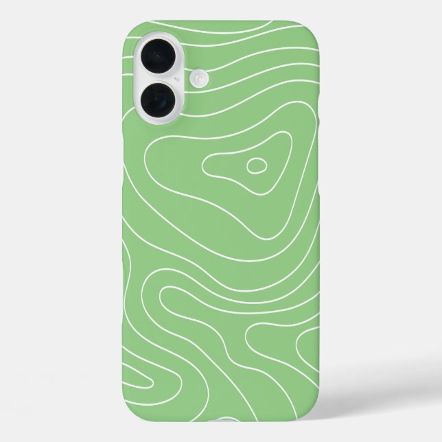 Matcha Contour Flow Case-Mate iPhone Case (Back)