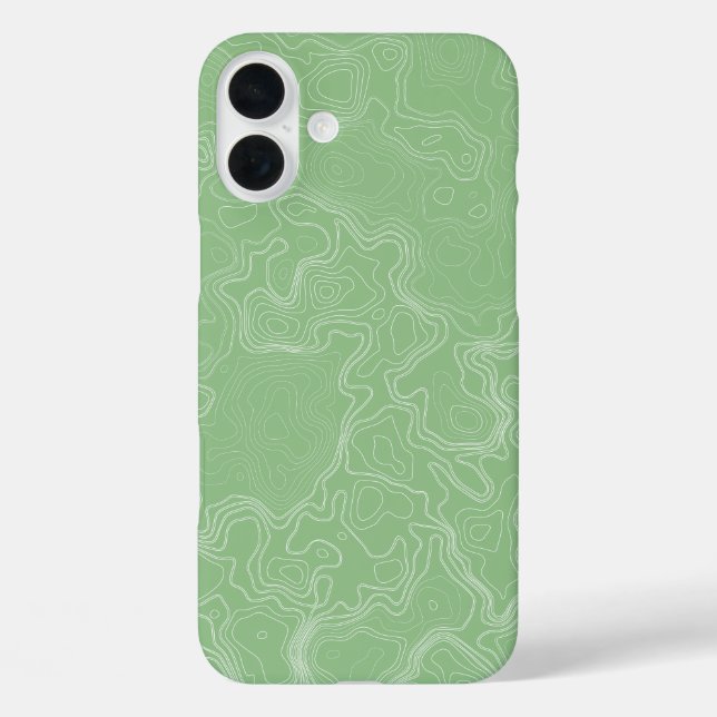 Matcha Contour Flow Case-Mate iPhone Case (Back)