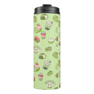 Matcha cute thermal tumbler