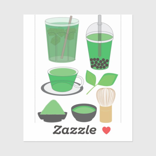 Matcha Drinks Set (Sheet)