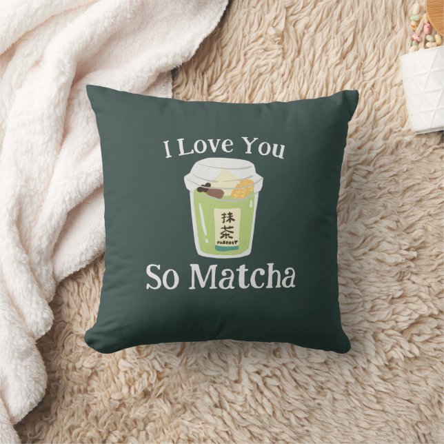 Matcha Green Tea  Cushion (Blanket)