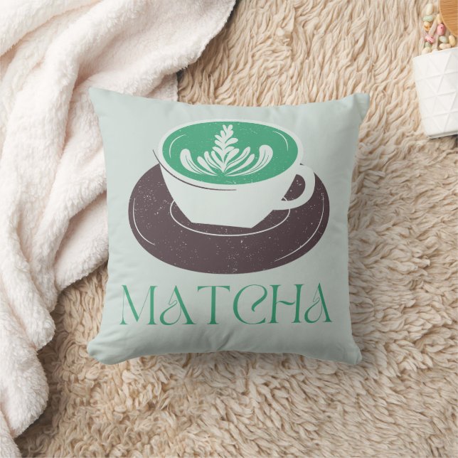 Matcha Green Tea, Everything is better with matcha Cushion (Blanket)