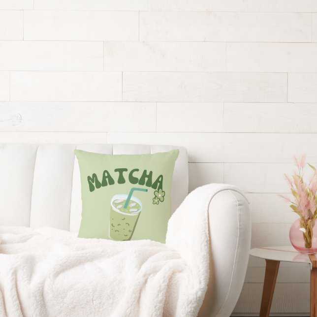 Matcha Green Tea, Everything is better with matcha Cushion (Couch)