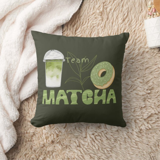 Matcha Green Tea, Everything is better with matcha Cushion (Blanket)