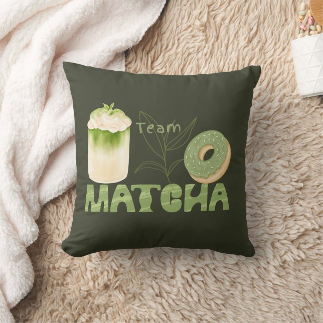 Matcha Green Tea, Everything is better with matcha Cushion (Blanket)