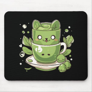 matcha green tea mouse pad