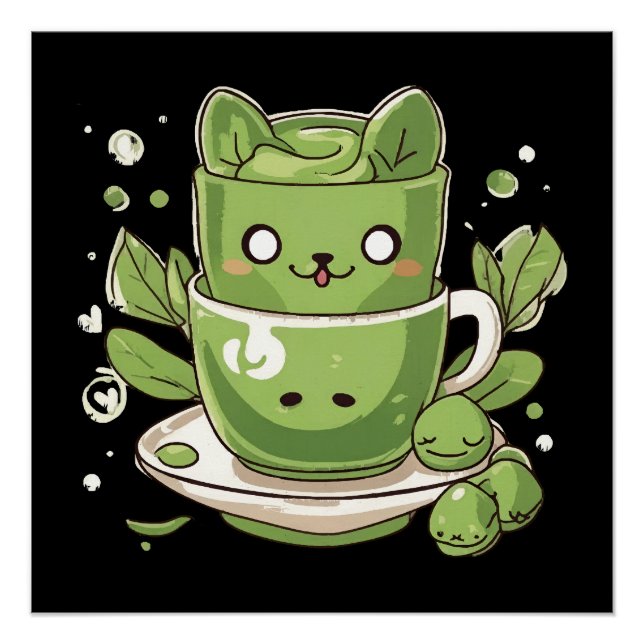 matcha green tea poster (Front)