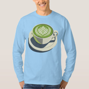 Matcha Latte Art Graphic T-Shirt – Coffee Lover