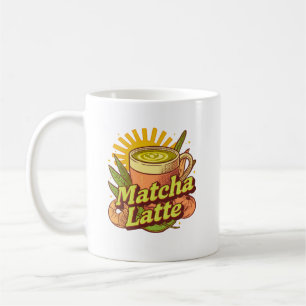Matcha Latte Mug, Green Tea Coffee Mug
