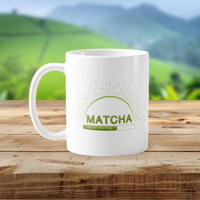 Matcha Lover Good Morning Green Mug (Creator Uploaded)