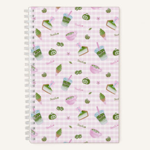 Matcha Lover Pink Notebook