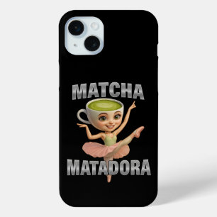 Matcha Matadora  Grace Meets Green Energy iPhone 15 Mini Case