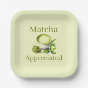 Matcha Paper Plate