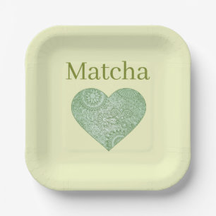 Matcha Paper Plate