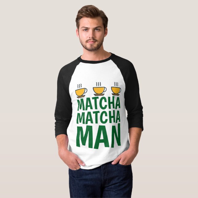 MATCHA Tea Men's T-shirts (Front Full)