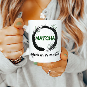 Matcha Whisk Zen Science Circle Coffee Mug