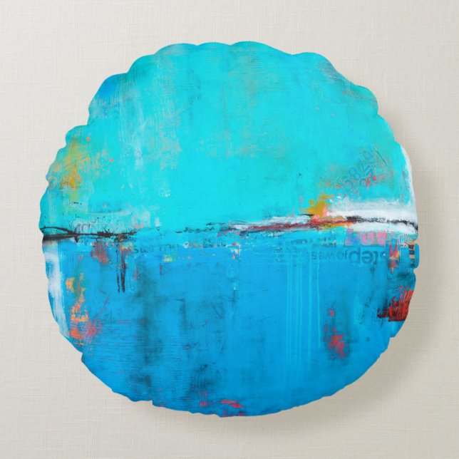 Matchbox Blues 5 Round Cushion (Front)