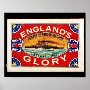 matchbox England glory Poster