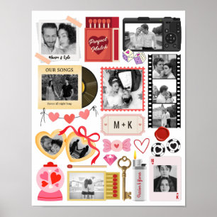 Matchbox Picture Collage Perfect Match Soulmate Poster