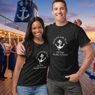 Matching 10th Anniversary Cruise Personalise T-Shirt