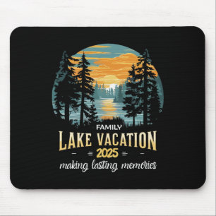 Matching 2025 Camping Hiking Cabin Family Lake Vac Mouse Pad