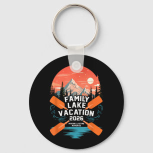 Matching 2026 Camping Hiking Cabin Family Lake Key Ring