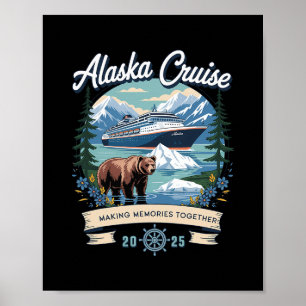 Matching Alaskan Alaska Cruise 2025 Poster