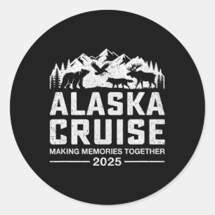 Matching Alaskan Family And Friends Group Alaska C Classic Round Sticker