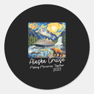 Matching Alaskan Family Friends And Group Alaska C Classic Round Sticker