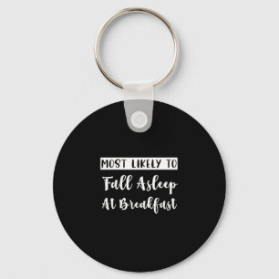 Matching Bachelorette Most Likely To Fall Asleep Key Ring