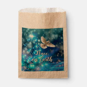 Matching Blue Dove Peace Christmas Favour Bag