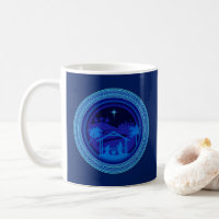 Matching Blue Nativity Christmas