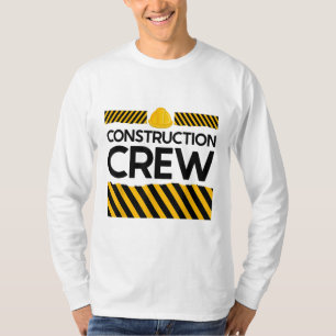 Matching boys and dad construction digger birthday T-Shirt