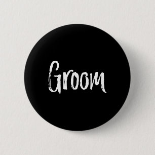 Matching Bride And Groom Couples Wedding 6 Cm Round Badge