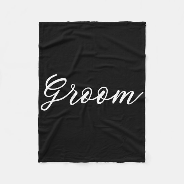 Matching Bride And Groom Honeymoon Just Married Co Fleece Blanket (Front)