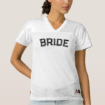 Matching Bride and Groom Personalised Honeymoon Women's Football Jersey<br><div class="desc">Do you want to show your friends and family that you are married? Or maybe you just got married and want to commemorate the event with a shirt? Look no further than our bride groom matching football jersey shirts! These shirts will let everyone know that you are one happy couple....</div>