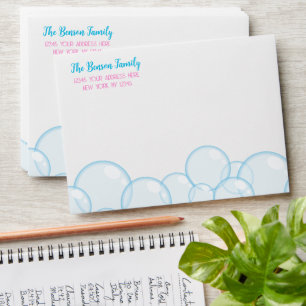 Matching Bubble Envelope for Girl Duck Invitations