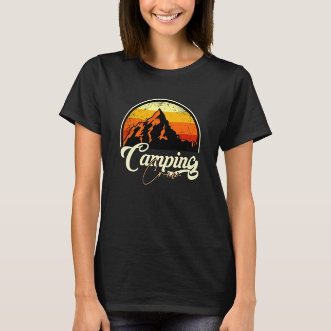 Matching Camping Crew Family Group Camper Road Tri T-Shirt (Front)