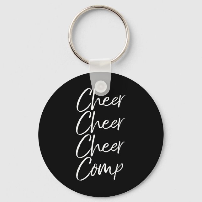 Matching Cheerleading Competition Group Shirts Che Key Ring (Front)