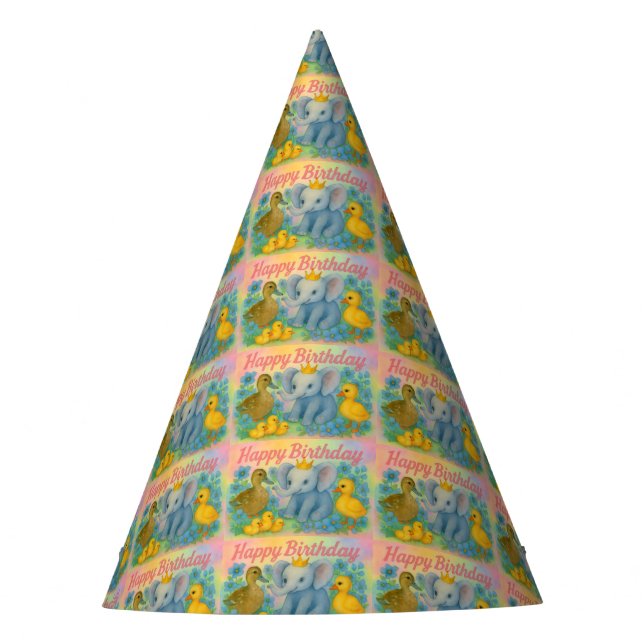 Matching Children's Birthday Hats - Party Supplies (Front)