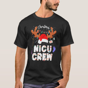 Matching Chirstmas Nicu Crew Neonatal Neonatal Nur T-Shirt