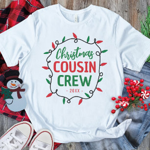 Matching Christmas Cousin Crew T-Shirt