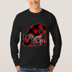 MATCHING CHRISTMAS RED PLAID PAJAMA FOR MAMA ELF T-Shirt