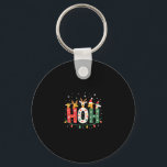 Matching Christmas Santa Hat Ho Ho Ho Giraffe Anim Key Ring<br><div class="desc">Matching Christmas Santa Hat Ho Ho Ho Giraffe Animal Xmas T-Shirt (2)</div>
