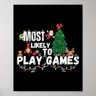 Matching Christmas Shirts For The Whole Family Gam Poster