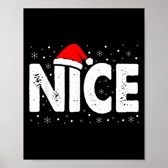 Matching Co. Naughty Or Nice Christmas - Uni-adult Poster (Front)
