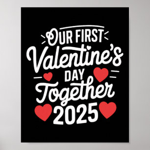 Matching Couple 2025 Valentines Day Apparel Co. Ou Poster
