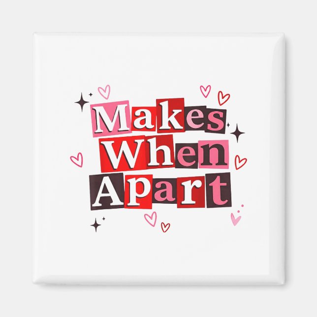 Matching Couple Makes When Apart Long Distance Rel Magnet (Front)