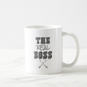 Matching Couples Gift Gift The Real Boss Gift Coffee Mug