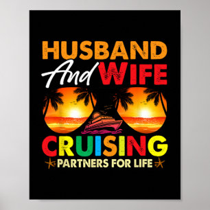 Matching Couples Husnd Wife Cruising 2025 Cruise V Poster